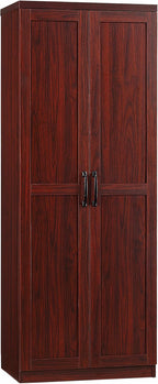 HOMCOM 63" 2-Door Kitchen Pantry, Freestanding Storage Cabinet with 5-Tier Shelving and 2 Adjustable Shelves for Dining Room, Espresso