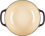 Lodge Manufacturing Company EC6D18 Enameled Dutch Oven, 6 qt, Midnight Chrome