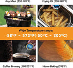 Pocket Pro 1-Second Instant Read Digital Meat Thermometer Rechargeable for Grilling, Food, BBQ, Kitchen Cooking, Oil Deep Frying & Candy (Iced Mango)