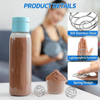 6 PCS Shaker Ball,Large Size 304 Stainless Wire Whisk ball for Mixing Powders,Protein Shakes,Drinks,Shaker Cup Mixer (2 '',1.8'',1.2'')