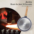 8.5 Inch Nonstick Frying Pan Skillet, Superior PFOA-Free & Non-Toxic Coating, 3mm Aluminum for Even Heat, Induction Compatible, Dishwasher Safe for Eggs & Pancakes