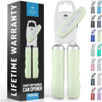 Zulay Kitchen Manual Can Opener with Bottle Opener with Turn Knob