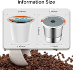 Reusable k Cup Coffee Filters,Universal stainless steel Refillable k Cups Filter Use for Keurig 2.0 and 1.0 Coffee Makers-brewers (3pack)