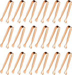 Mini Serving Tongs, Anytrp 18-Packs Stainless Steel Sugar Tongs, 4.3inch Ice Tongs Kitchen Tong Appetizers Tong for Coffee Bar, Tea Party, Desserts Party, Sugar and Ice Bucket