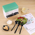 Plastic Spoons Disposable Individually Packaged Spoons Black 7-Inch Commercial Take Away,Super Hard Mass Heavy Individually Wrapped 100 PCS