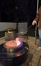 Fire Poker. 40 Inch, Strong & Sturdy and Durable One Piece Fire Pit Poker. Sturdy Extra Long Fireplace Poker with Strength. Perfect Fire Poker for Camping, Backyard Fire Pit and Fireplace.
