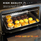 3 Pack Stainless Steel Baking Sheets - Non Stick Cookie Sheets & Pans for Oven, No Coating, Warp-Resistant & Dishwasher Safe, 9/12/16 Inch