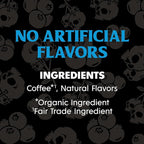 Death Wish Coffee, Single Serve Coffee Pods - Fair Trade - Blueberry Vanilla Flavored