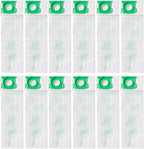 CF Clean Fairy 12Pack Micro Synthetic Cloth Bags Compatible With Sebo C G & X series & Windsor Sensor S12 S15 XP12 XP15 XP18 SR12 SR15 SR18 Versamatic Plus Replacement for 5093AM Vacuum Filter Bags