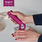 Ring Pull & Pop Top Can Opener (Teal) Easy Open Any Pull Tab Cans for Seniors, Soda, Pet Food, Cat Cans, Beer, Parkinsons Aids for living Gifts, Gadgets for People with Arthritis, kitchen gadgets.