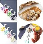 Quail Egg Scissors 9 Color - 9 Pack Stainless Steel Quail Egg Cutter Peeler Opener Shears Tool for Kitchen