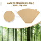 Coffee Filters 4 Cone Paper for Ninja Coffee Maker, 100pcs Unbleached #4 Filter for Ninja Programmable Brewer Machine