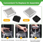 Replacement Chopper Blade Commercial Vegetable Chopper Dicer Stainless Steel Blade for Fruit Cutting Machine Tomato French Fries Cutter (1/2″ Blade)