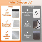 Pro Dough Pastry Scraper/Cutter/Chopper Stainless Steel Mirror Polished with Measuring Scale Multipurpose- Cake, Pizza Cutter - Pastry Bread Separator Scale Knife