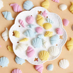 4 PCS Marine Theme Cake Fondant Silicone Mold Seashell Conch Starfish Baking Molds, For Theme Cake Cookie Chocolate Candy Decoration Fondant Polymer Clay