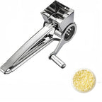 Manual Rotary Cheese Grater Stainless Steel Parmesan Grater, Hand Crank Cheese Graters, Cheese Shredder Slicer Handheld for Hard Cheese Chocolate Nuts Kitchen Parmesan