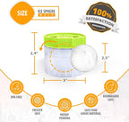 PREMIUM Ice Ball Molds, Round 2.5 Inch Ice Spheres. Stackable Slow Melting Round Ice Cube Maker for Whiskey and Bourbon (6, Multi)