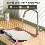Titanium Cutting Board for Kitchen, Cutting Board Double Sided Food Grade, Pure Titanium/PP, Easy to Clean[15.5”*10.5”+12”*8.5”]
