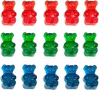 Gummy Candy Molds - Silicone Gummy Bear/Dinosaur/Hearts/Gummy Worm Mold for Kids with 2pcs Dropper,Non-stick and Bpa Free for Mini Candy Chocolate Gummies Baking