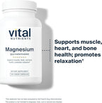 Vital Nutrients Magnesium Glycinate + Malate | 120mg Vegan Magnesium Supplement for Women and Men | Muscle, Heart, Bone Support* | Promotes Relaxation | Gluten, Dairy and Soy Free | 100 Capsules