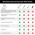 Vegetable Peeler, Premium Stainless Steel Potato Peeler, High Tensile Ultra Sharp Blade Fruit and Food Slicer, Y Shaped with Ergonomic Non-Slip Handle, Dishwasher Safe with 5 Years Warranty
