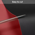 Table Pad for Dining Room Table - Can Be Used On Both Sides Waterproof and Easy to Clean Good Flatness Used for Dining Table(Black+Wine Red 44x72)