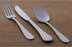 Oneida Flight 65 Piece Everyday Flatware, Service for 12, 18/0 Stainless Steel, Silverware Set, Dishwasher Safe
