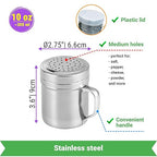 CUSINIUM Double Handle Popcorn Scoop and Dredge Bundle - Metal Popcorn Scooper - French Fry Scoop