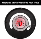 Frienda Wood Stove Thermometer Magnetic, Oven Temperature Meter Stove for Avoiding Chimney Pipe Damaged by Overheat(1 Piece)