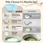 7PCs Pink Matcha Whisk Set Traditional Japanese Matcha Kit with Whisk and Bowl Matcha Making Accessories Bamboo Chasen Tea Spoon Holder Sifter Tea Towel Ceremony Macha Tea Set for Beginners