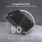 Rechargeable Mini Coffee Scale with Timer, Maestri House Espresso Scale, 2kg/0.1g Accurate Scale for Espresso and Pour-Over Coffee, Portable Digital Kitchen Scale with Automatic Timing（Black）