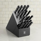 Henckels Solution 14-pc Self-Sharpening Knife Block Set - Black