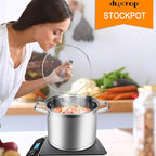 Duxtop Professional Stainless Steel Cookware Induction Ready Impact-bonded Technology (8.6Qt Stockpot)