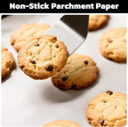 Beasea Parchment Paper Sheets, 200pcs 10x14 Inch White Precut Nonstick Heavy Duty Parchment Baking Paper Sheets for Air Fryer Cooking, Grilling, Frying and Steaming