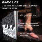SHAN ZU Bread Knife 8 inch, Japanese High Carbon Steel 10Cr15Mov Serrated Bread Knife for Homemade, Bread Cutting Knife with Ergonomic G10 Handle, Dishwasher Safe, Best Gifts for Women & Men