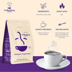 Coffee Bean Direct Ethiopian Yirgacheffe, Whole Bean Coffee, Light Roast, 1 Pound Bag (Pack of 1)