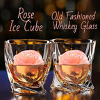 2 INCH Fun Shapes,Rose Ice Cube Mold,Rose Gift Ice Ball Maker Mold | Silicone Ice Cube Tray,Whiskey Ice Cubes Mold,Bourbon Ice Cube Molds Slow Melting Ice for Whiskey,Cocktails&Old Fashioned