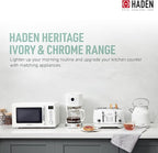 HADEN Coffee Machine, 12 Cup Programmable Drip Coffee Maker, Ivory & Chrome