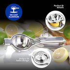 New Star Foodservice 43280 Stainless Steel Lemon Squeezer