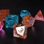 7 Cavities Dice Resin Mold - Resin Casting Silicone Molds for Home Decor & Candle Making Wave Spiral Mold