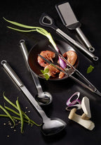 Rosle 12986 Stainless Steel Fine Tipped with Silicone Needle-Nose Pliers Cooking Tongs