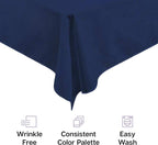 Gee Di Moda Rectangle Tablecloth - 60 x 126 Inch Caribbean Table Cloth for 8 Foot Rectangle Table - Heavy Duty Washable Fabric - for 8 Ft Buffet Table, Holiday Party, Dinner, Wedding & Baby Shower