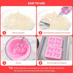 Oil Based Food Coloring, 15ml Vibrant Colors for Baking, Cake Decorating, Chocolate, Candy Melts, Icing, Fondant, Frosting, Slime and Crafts DIY, Food Grade Set, 0.35 Fl.Oz each Bottle
