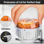 EUSOAR Aluminum Foil Baking Cups, 400pcs 5oz Disposable Mini Ramekins Cupcake Liners with Lids for Baking, Dessert Containers Aluminum Cheesecake Pan Creme Brulee Cup for Oven-Silver