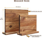 Knife Broad With Strong Magnets,16X12 Inches Magnetic Knife Block without Knives,Display Stand and Storage Rack