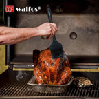 WALFOS Extra Large Silicone Basting Pastry Brush, 2.5 inch Wide Bristle Butter Oil Brush, Prefect for BBQ Grill Baking Kitchen Cooking-Pieces Design, BPA Free and Dishwasher safe