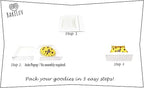 BAKELUV Pie Boxes for 9 Inch Pie | White, 50 Pack | 9x9x2.5 Bakery Box with Window, 9x9 Cookie Box, 9 Inch Pastry Boxes with Window Bulk, Cake Boxes, Auto Pop Up