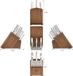 Cangshan HELENA Series German Steel Forged Knife Block Set (23-Piece, White)