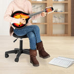 Elegant Mandolin Musical Instrument,A Style Mandolin Instrument with Guard Board,Glossy Sunburst Finish (Sunset)