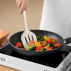 Silicone Cooking Utensils Set - 446°F Heat Resistant Silicone Kitchen Utensils,Spatula,Spoon, Kitchen Utensil Sets Gadgets Tools Set for Nonstick Cookware,Dishwasher Safe Bpa Free (Cream White)